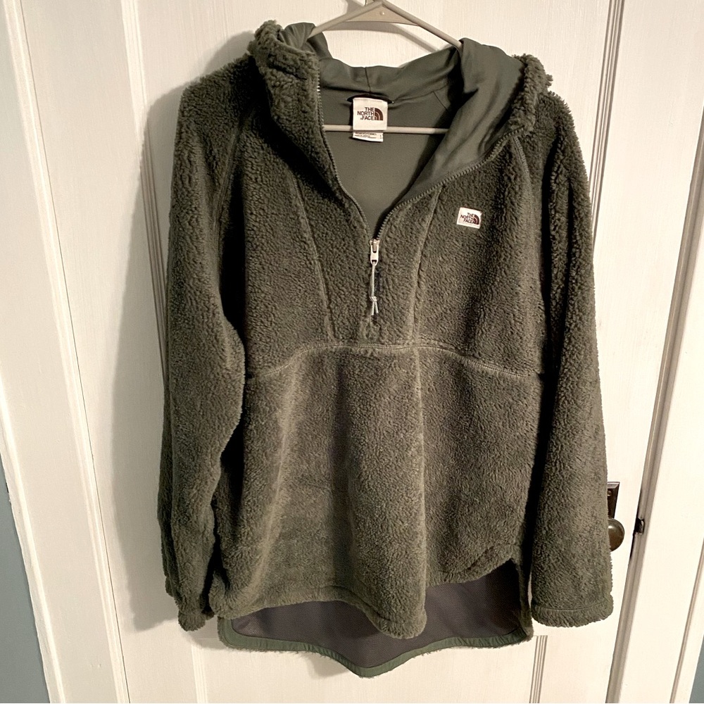 The North Face Ridge Sherpa pull over in thyme
